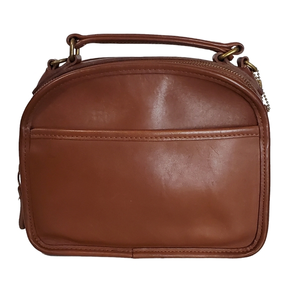 Vintage coach G6C-9991 leather lunch bag shoulder bag handbag brown - Picture 2 of 16